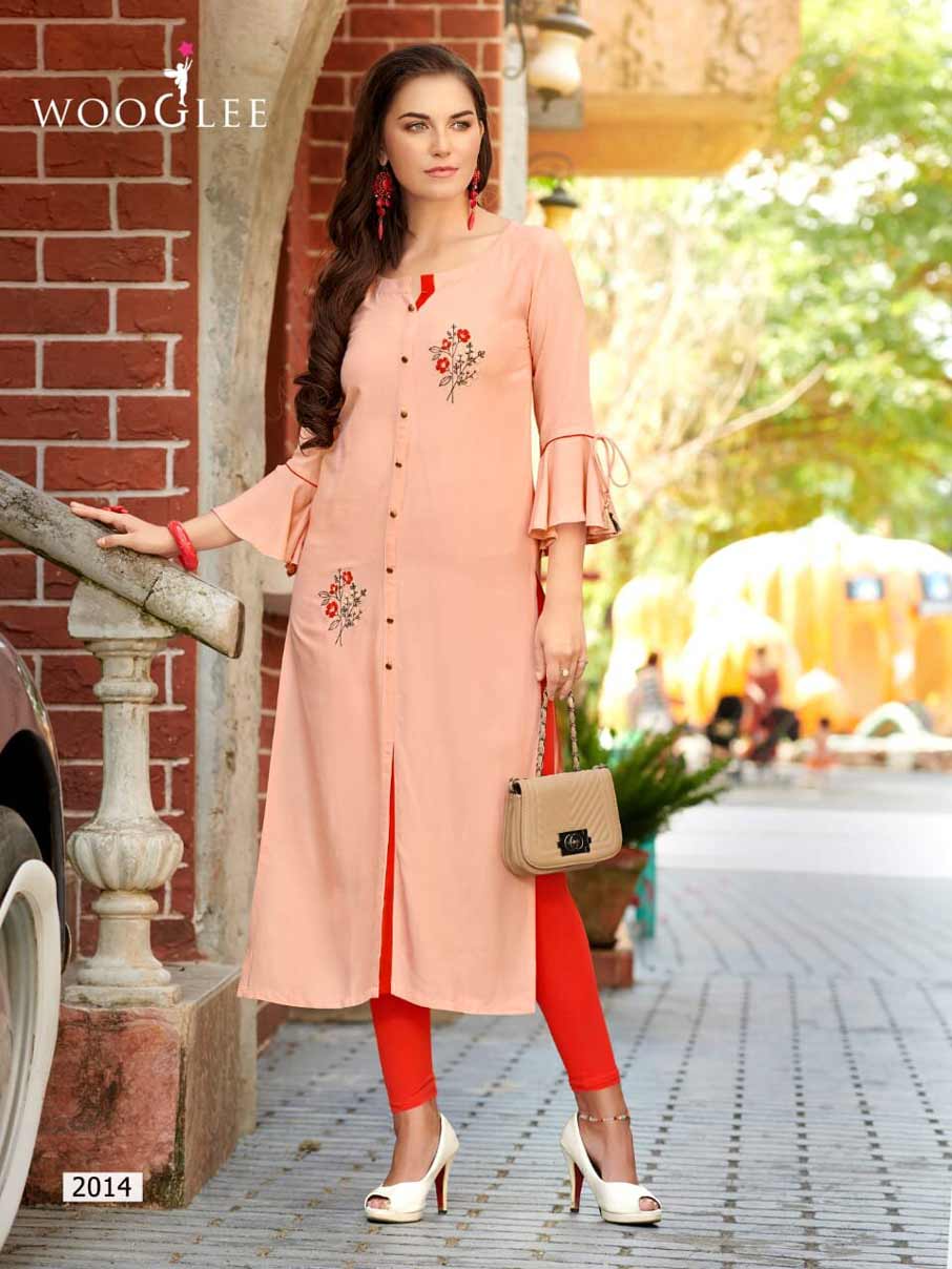 Barbella Vol-2 Rayon Embroidery Kurti Set Barbella Vol-2 Rayon Embroidery Kurti Set